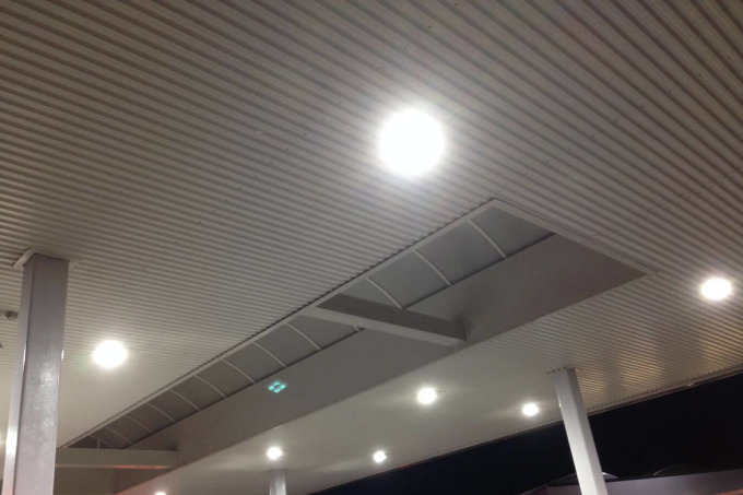 Ledverlichting voor Tankstation Ben Nobel