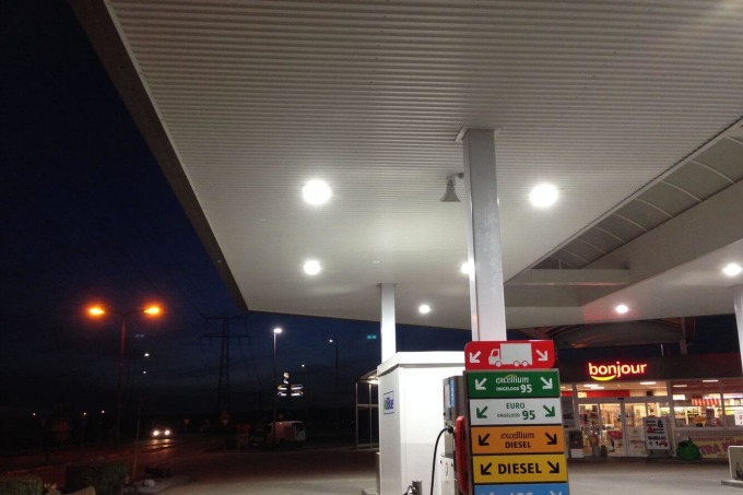 Ledverlichting voor Tankstation Ben Nobel